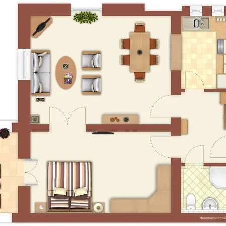 Berringer, Anker, Direkt An Der Promenade Apartmán Rostock